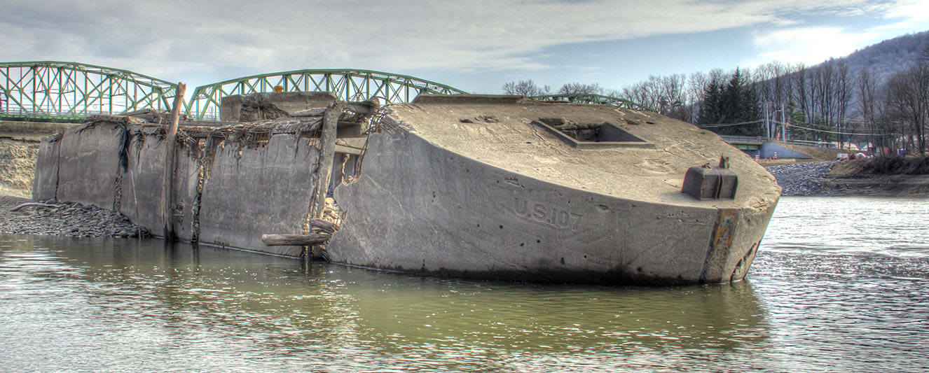 concrete barge